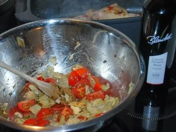 Hähnchen nach ligurischer Art - Rezept - Bild Nr. 6