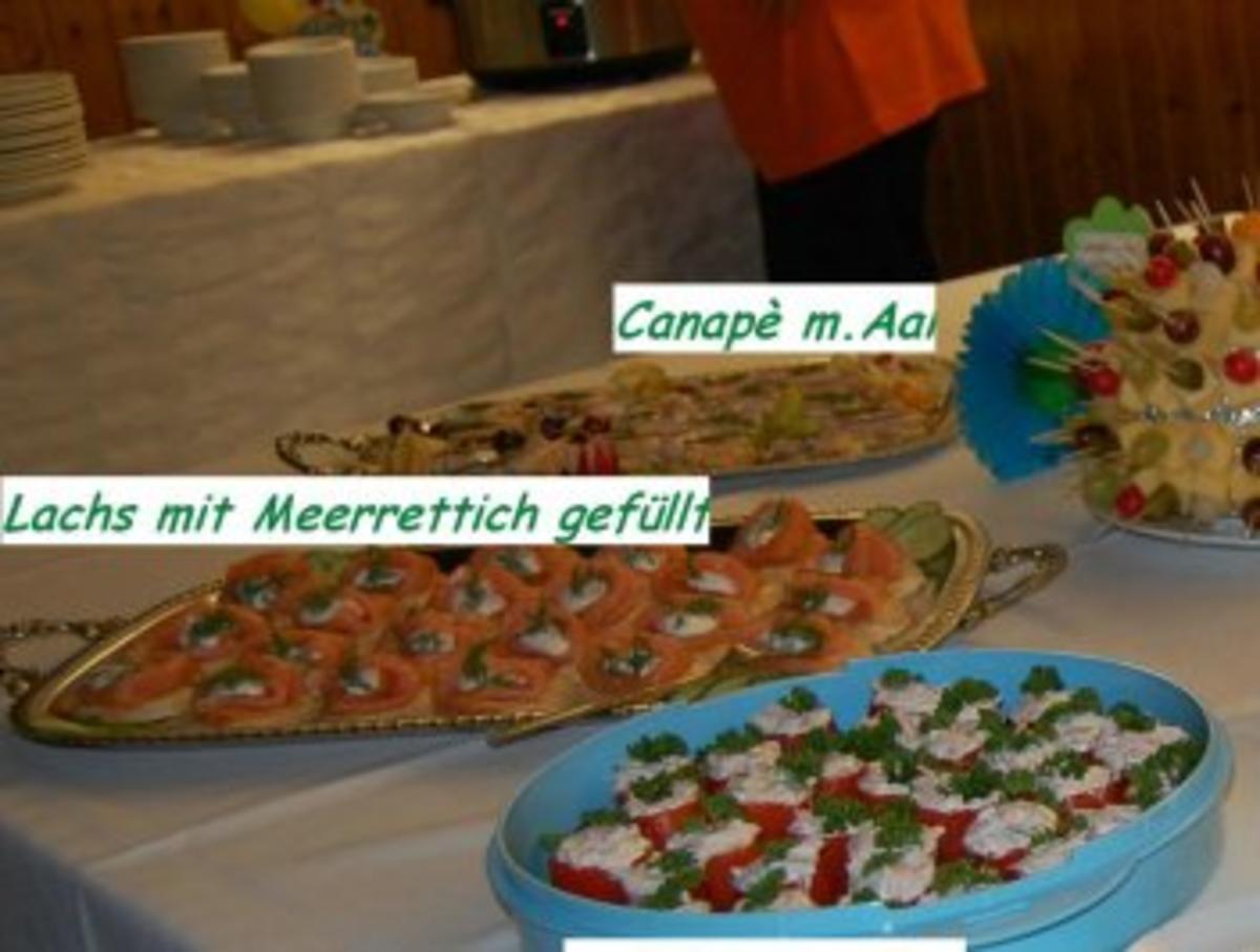 Bilder für Party/Fete: CANAPÈS mit FISCH - Rezept