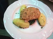 Marios Wels mit Estragon-Senfkruste - Rezept
