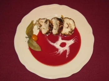 Gebräunter Milchpudding aus Hühnerbrüsten - Rezept