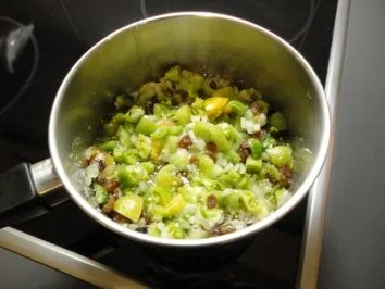 Rezept: Chutney mit grünen Tomaten Bild Nr. 4 Chutney mit grünen Tomaten - Rezept - Bild Nr. 4