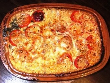 Vegetarischer Gemüseauflauf aus dem Römertopf - Rezept