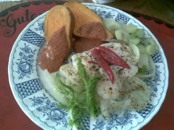 Pangasiusfilets im Fenchelbett - Rezept