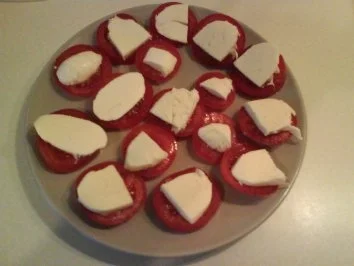 Salat: Tomaten-Mozarella-Salat - Rezept - Bild Nr. 4