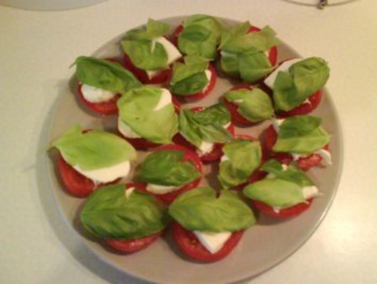 Salat: Tomaten-Mozarella-Salat - Rezept - Bild Nr. 5
