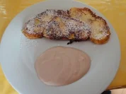 Rezept: Der arme Ritter mit der Schokocreme Der arme Ritter mit der Schokocreme - Rezept
