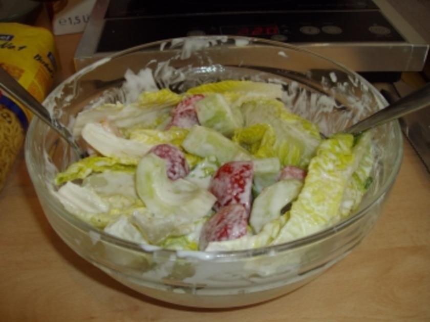 Fruchtiger Romana Salat - Rezept mit Bild - kochbar.de