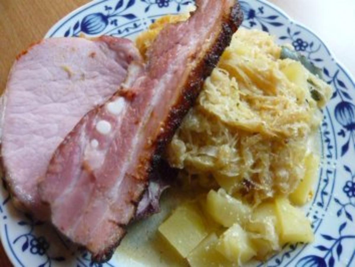 Sauerkraut Auflauf Mit Kassler Und Wammerl Rezept Kochbar De