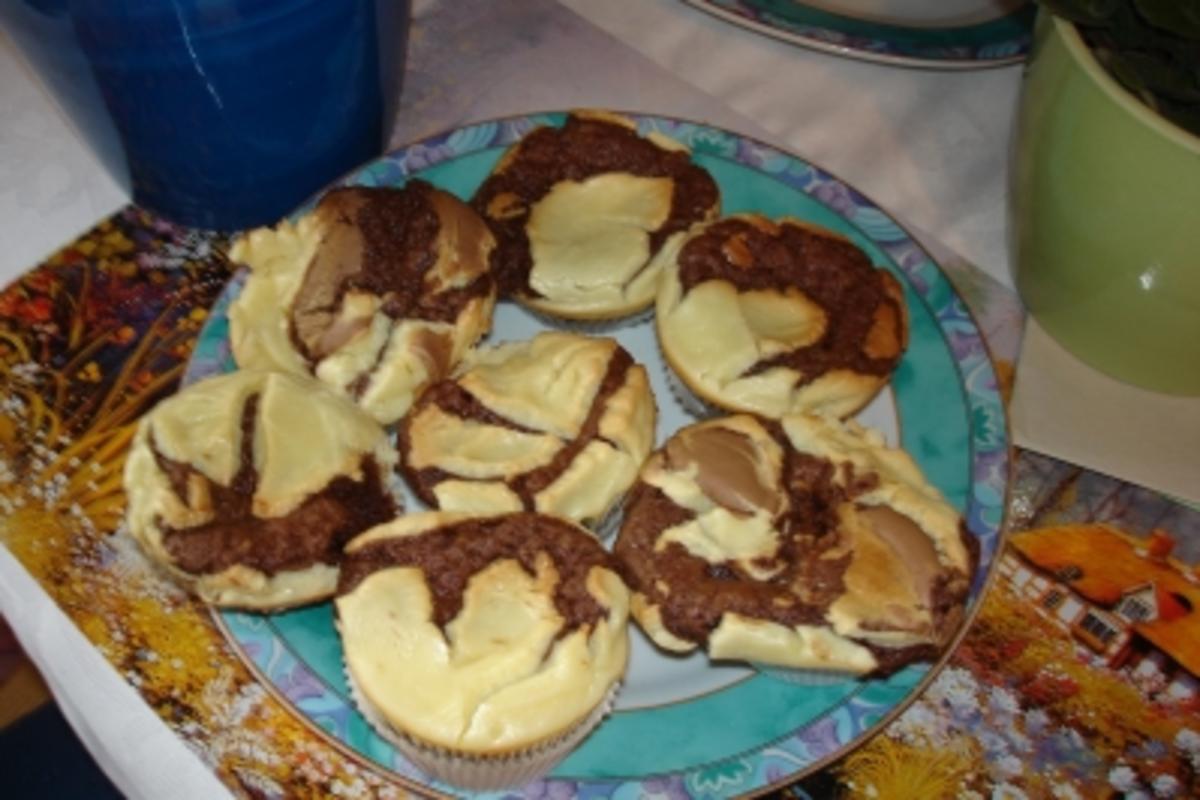 Käsekuchen-Schoko-Muffins - Rezept