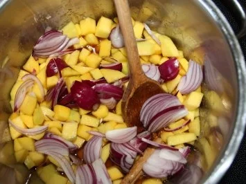 Süßes Mango-Nektarinen-Chutney - Rezept - Bild Nr. 8