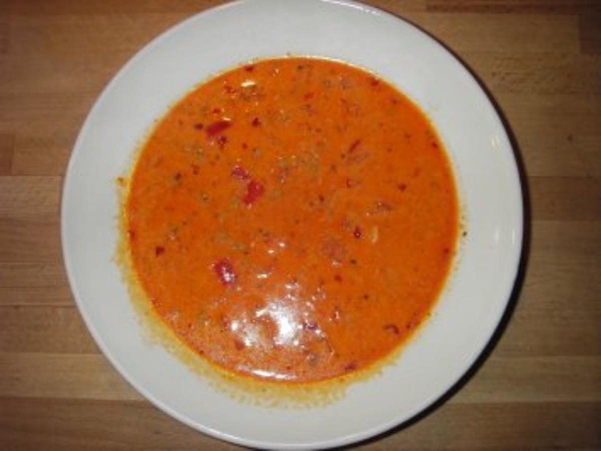 Paprikasuppe fix und lecker - Rezept mit Bild - kochbar.de