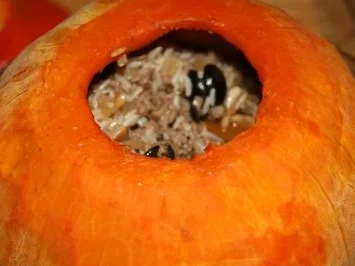 Rezept: Gefüllter Kürbis Bild Nr. 5 Gefüllter Kürbis - Rezept - Bild Nr. 5