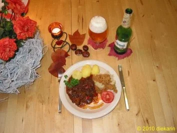 Hauptgericht - Pilzgulasch - Rezept