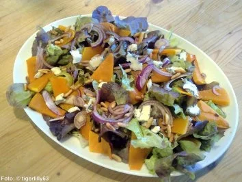 Bunter Kürbissalat - Rezept