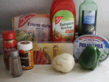 Rezept: Pizza "Scharfer Spanier" Bild Nr. 2 Pizza "Scharfer Spanier" - Rezept - Bild Nr. 2