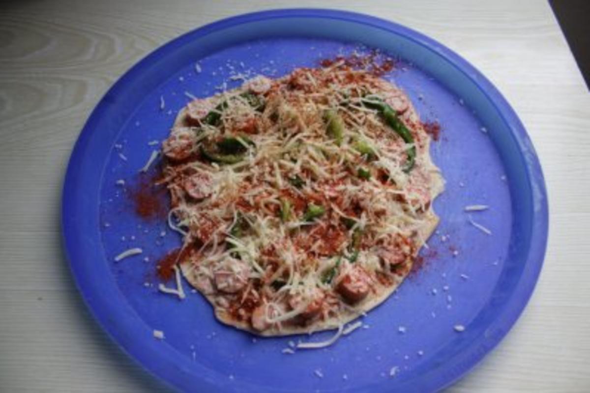 Pizza "Scharfer Spanier" - Rezept - Bild Nr. 5