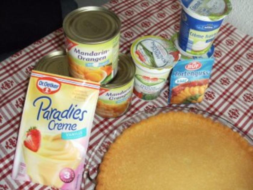 Schnelle Schmandtorte mit Mandarinen - schnell &amp; einfach - von Puttisenior