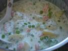 Gemüse in Käse-Kräuterrahm-Soße - Rezept