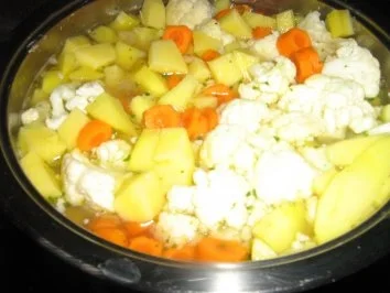 Rezept: Blumenkohl-Speck-Auflauf Bild Nr. 4 Blumenkohl-Speck-Auflauf - Rezept - Bild Nr. 4