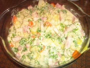 Rezept: Blumenkohl-Speck-Auflauf Bild Nr. 7 Blumenkohl-Speck-Auflauf - Rezept - Bild Nr. 7