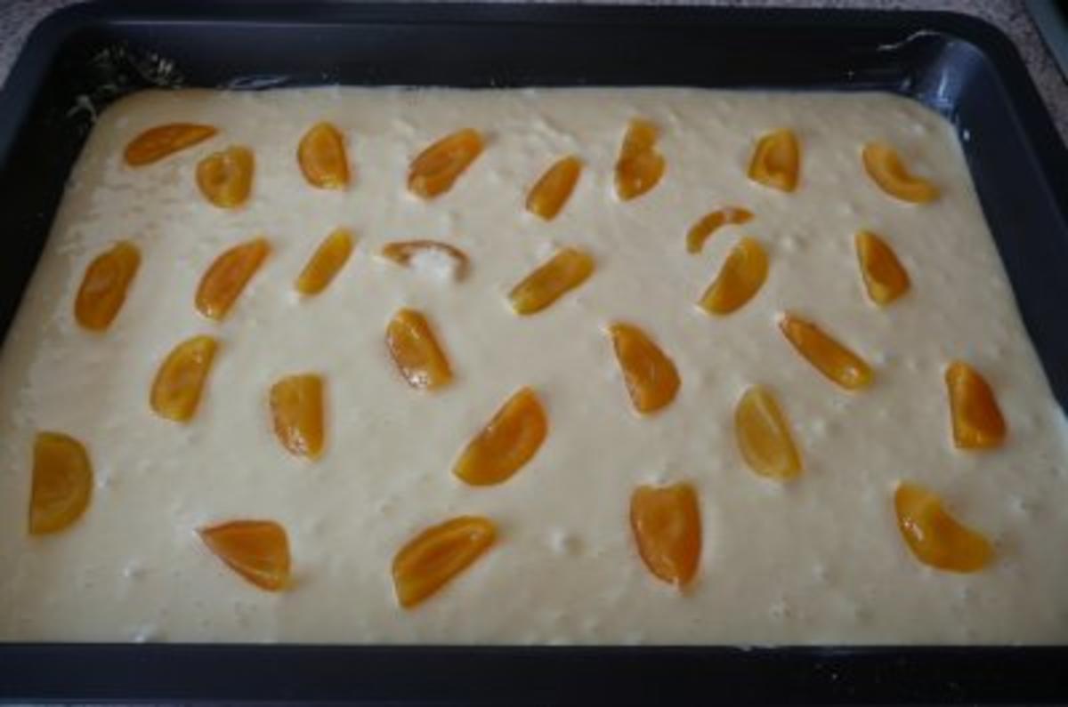 Kuchen: Aprikosenkuchen mit Joghurt und Mandeln - Rezept - Bild Nr. 2