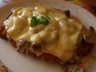 überbackenes Champignon-Schnitzel - Rezept
