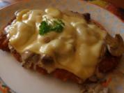 überbackenes Champignon-Schnitzel - Rezept