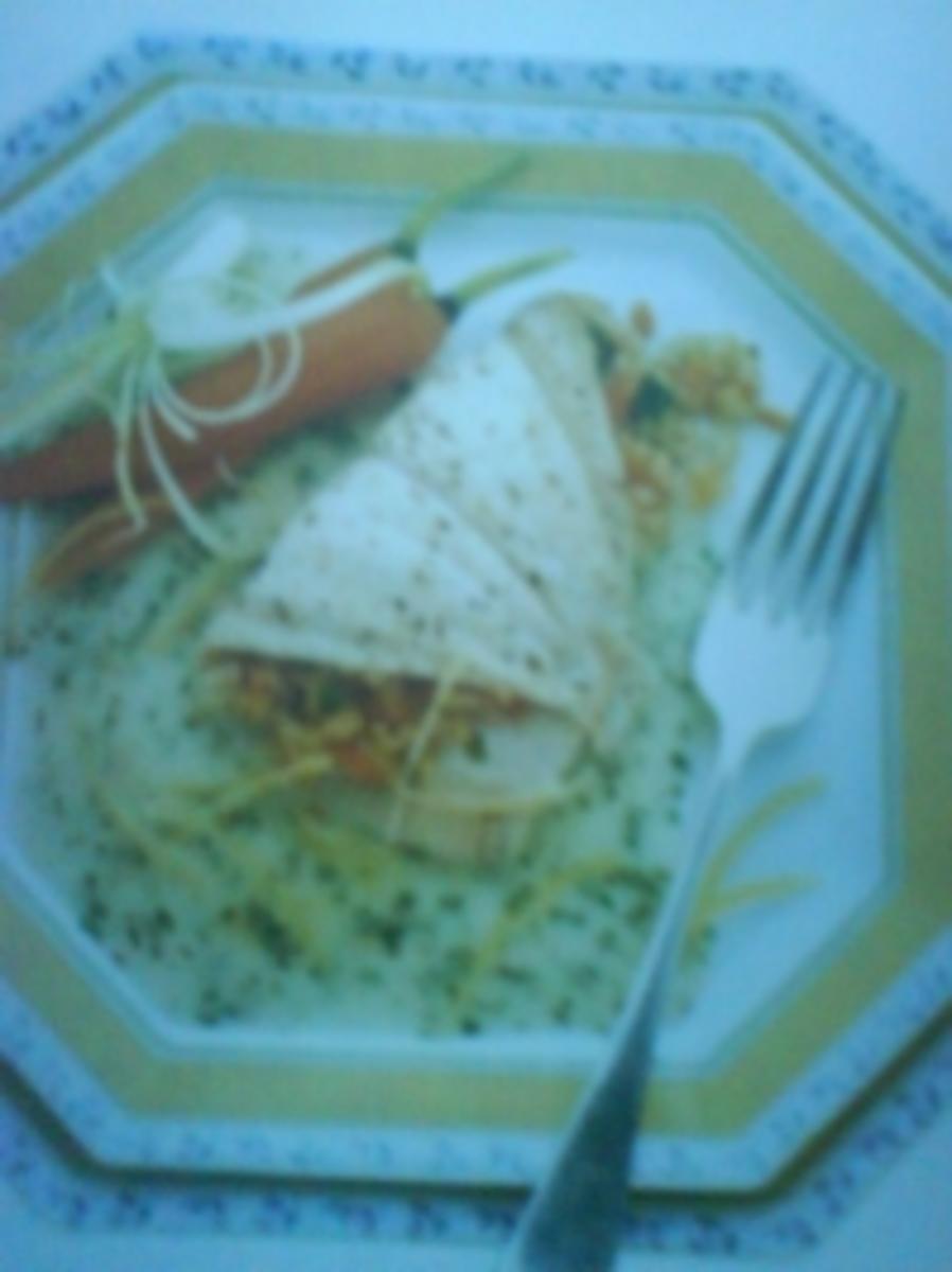 Omelett mit Muscheln und Krabben - Rezept