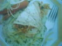 Omelett mit Muscheln und Krabben - Rezept