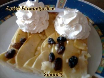 Apfel-Flammkuchen - Rezept