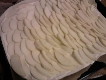 Apfel-Flammkuchen - Rezept - Bild Nr. 6