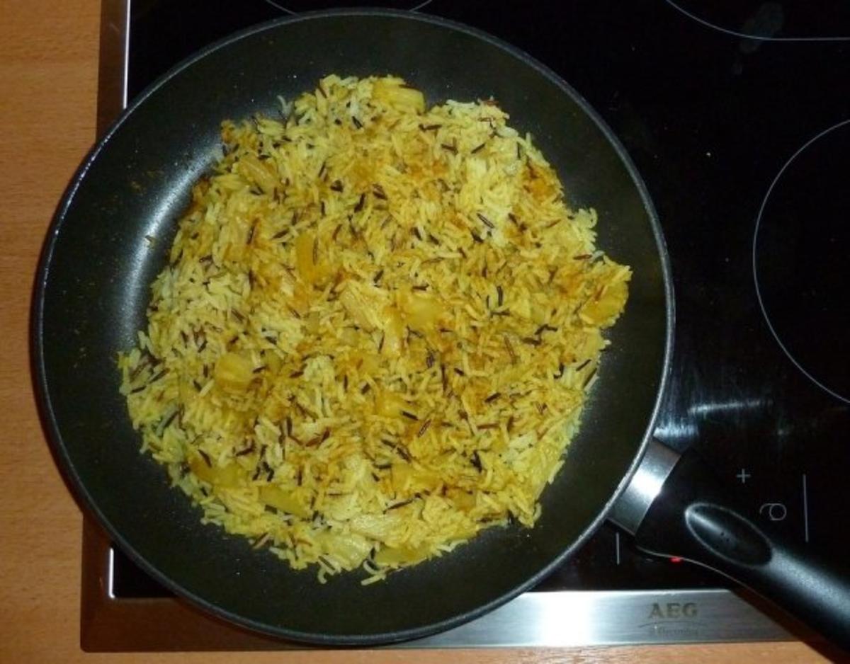 Hähnchen "Tandoori" mit Ananas-Curry-Reis - Rezept - Bild Nr. 2