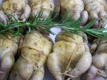 lackierte Wachteln auf Trüffelgnocchi und einer Jus von der Ente - Rezept - Bild Nr. 9