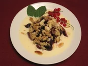 Knuspriges auf Obst - God save the Queen - Rezept