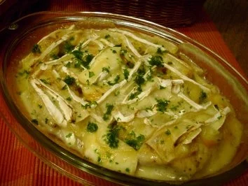 Rezept: Schnitzel mit Camembert Bild Nr. 2 Schnitzel mit Camembert - Rezept - Bild Nr. 2