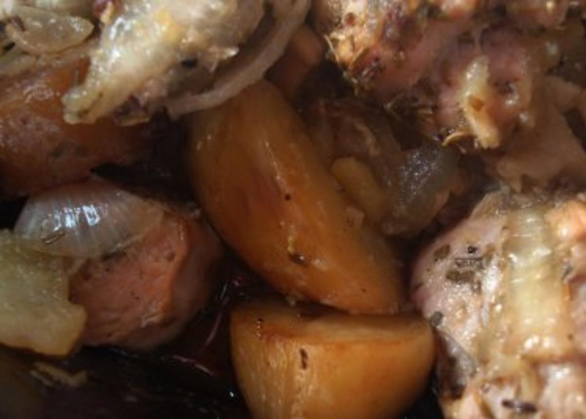 Bilder für portugiesisches Rosmarin-Huhn mit Pfeffersauce - Rezept