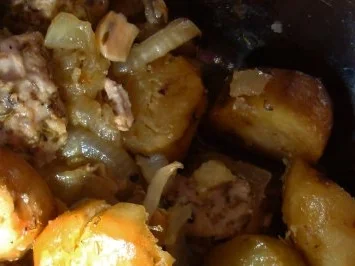 Rezept: portugiesisches Rosmarin-Huhn mit Pfeffersauce Bild Nr. 2 portugiesisches Rosmarin-Huhn mit Pfeffersauce - Rezept - Bild Nr. 2