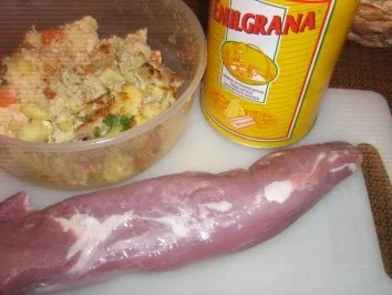 Medaillions vom Schweinefilet  mit Parmesankruste an Blumenkohl-Auflauf - Rezept - Bild Nr. 2