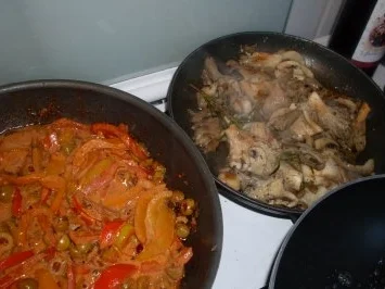 Rezept: Putenleber in Portwein mit Champignon-Austernpilze ..... Bild Nr. 3 Putenleber in Portwein mit Champignon-Austernpilze ..... - Rezept - Bild Nr. 3