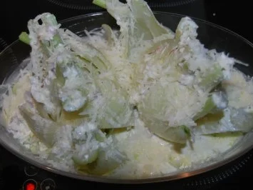 Gratinierter Fenchel in Safransahne - Rezept - Bild Nr. 4