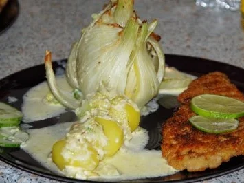 Gratinierter Fenchel in Safransahne - Rezept - Bild Nr. 6