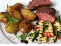 Kängurufilet an Zwetschgenchutney mit Ciabatta - Rezept