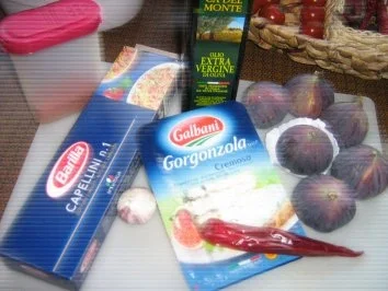 Scharfe Feigen-Gorgonzola Pasta - Rezept - Bild Nr. 2