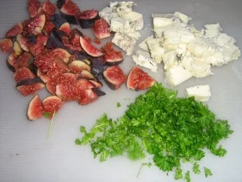 Scharfe Feigen-Gorgonzola Pasta - Rezept - Bild Nr. 3