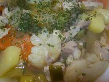 Eintopf - Gemüsesuppe mit Huhn - Rezept - Bild Nr. 9