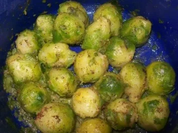 Kotelett - Rosenkohl - Kartoffelpüree - Rezept - Bild Nr. 3