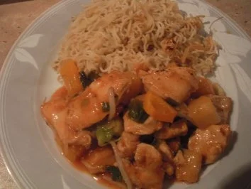 Rezept: Asiatische Hähnchenpfanne Asiatische Hähnchenpfanne - Rezept