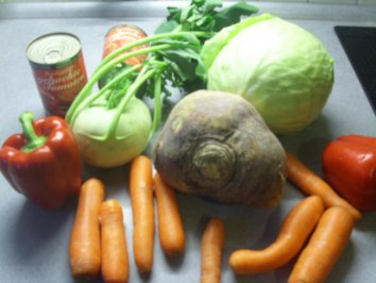 Suppen: Kohl-Gemüsesuppe - Rezept - Bild Nr. 2