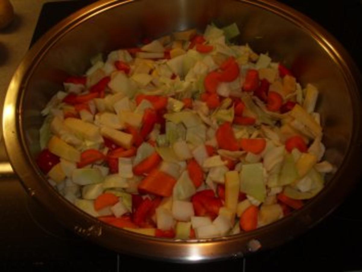 Suppen: Kohl-Gemüsesuppe - Rezept - Bild Nr. 3
