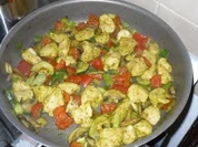 Indische Hühnchen-Gemüsepfanne - Rezept